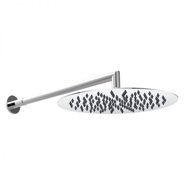 Round Rain Shower Head (Silver)