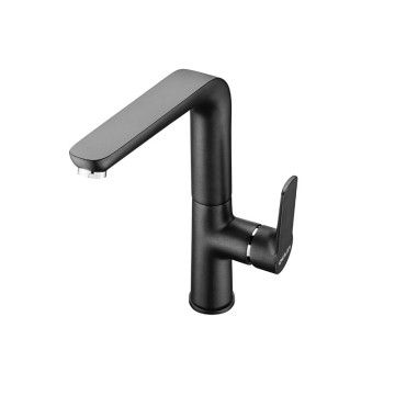 Single Handle Black Kitchen Faucet