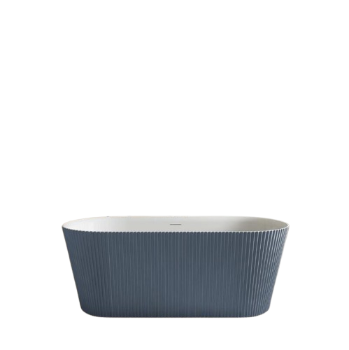 ETHIE Ribbed Grey Bathtub