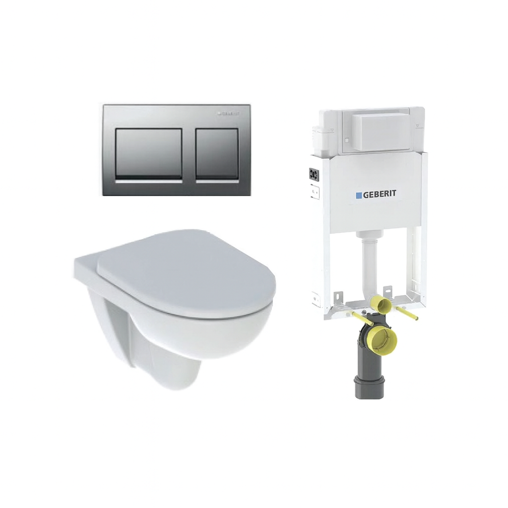 GEBERIT Concealed Toilet System – Wall-Hung Design